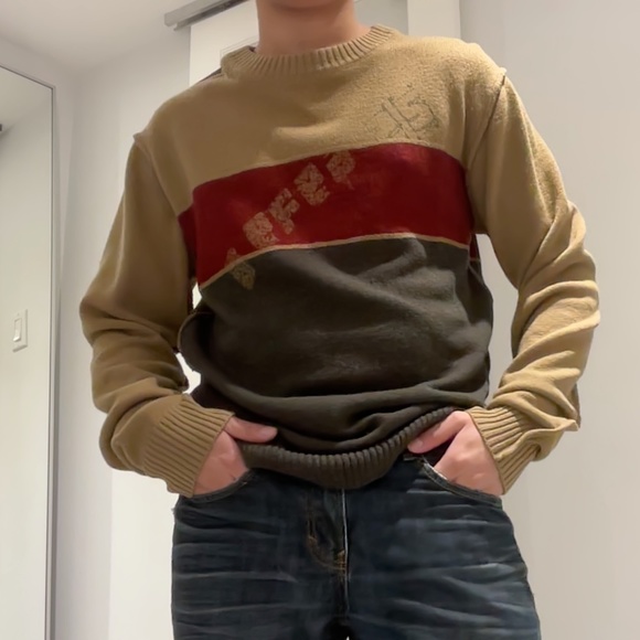 Other - Beige Y2k Aesthetic Sweater